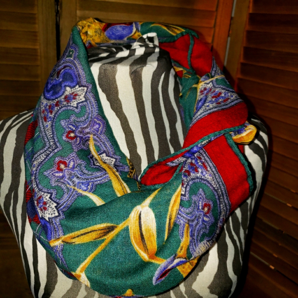 vintage mid-90s Mallard cotton scarf